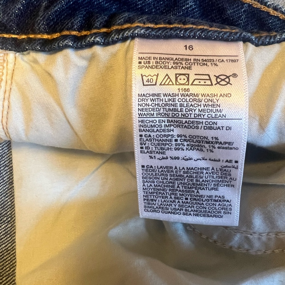 Old Navy Higher-High Waisted Split-Front Midi Jea… - image 7